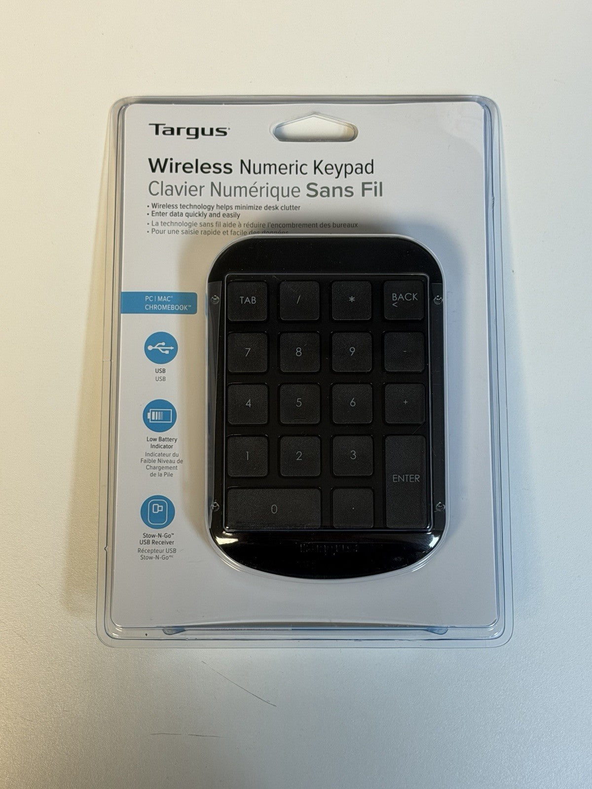 Brand New Targus AKP11US Wireless USB Numeric Keyboard Keypad - Sealed