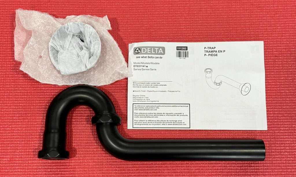 Delta DT031141  P-Trap - Matte Black  New In Box