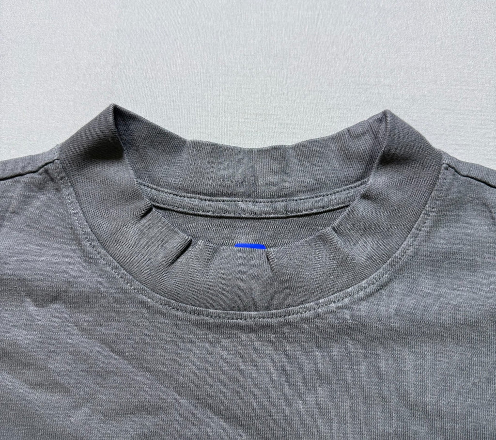Yeezy YZY Gap Long Sleeve Shirt Men's Medium Gray Crew Neck Streetwear Modern