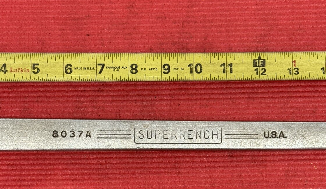 Williams SUPERRENCH 1-5/16" x 1-1/8" 8037A Offset Box Wrench Made In USA