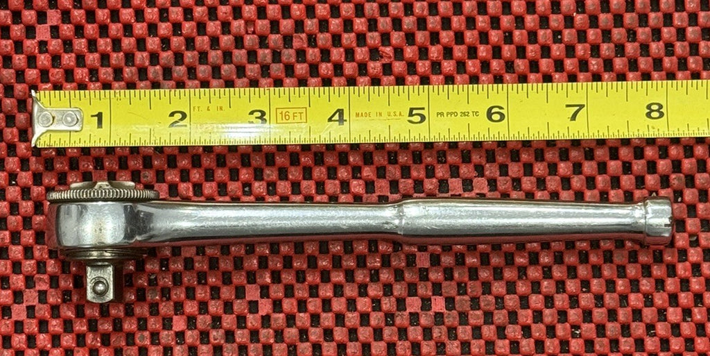 Vintage Stanley Tools No. 85-698 3/8” Drive Ratchet Thumbwheel Quick Release M8