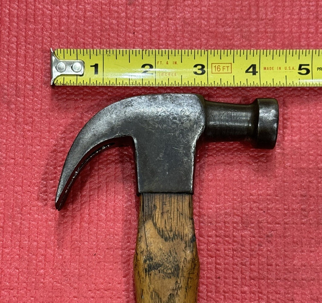 VINTAGE RARE 2 PC LOT RICHARDS & CONOVER EARLY CLAW HAMMER W/ WOOD HANDLE SET