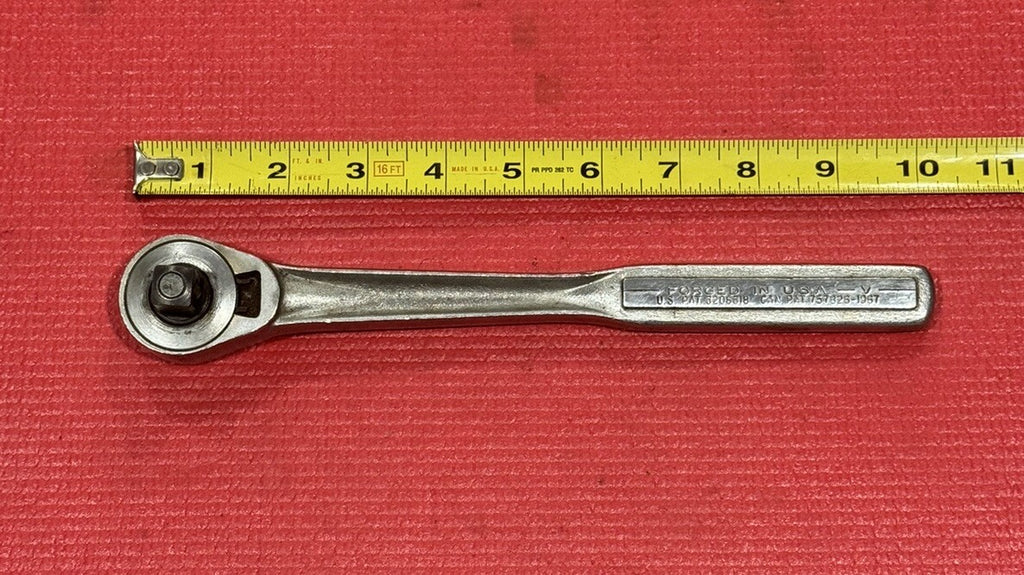 Vintage Craftsman V Series 1/2" Drive Quick Release Ratchet W/Oil Port Made USA