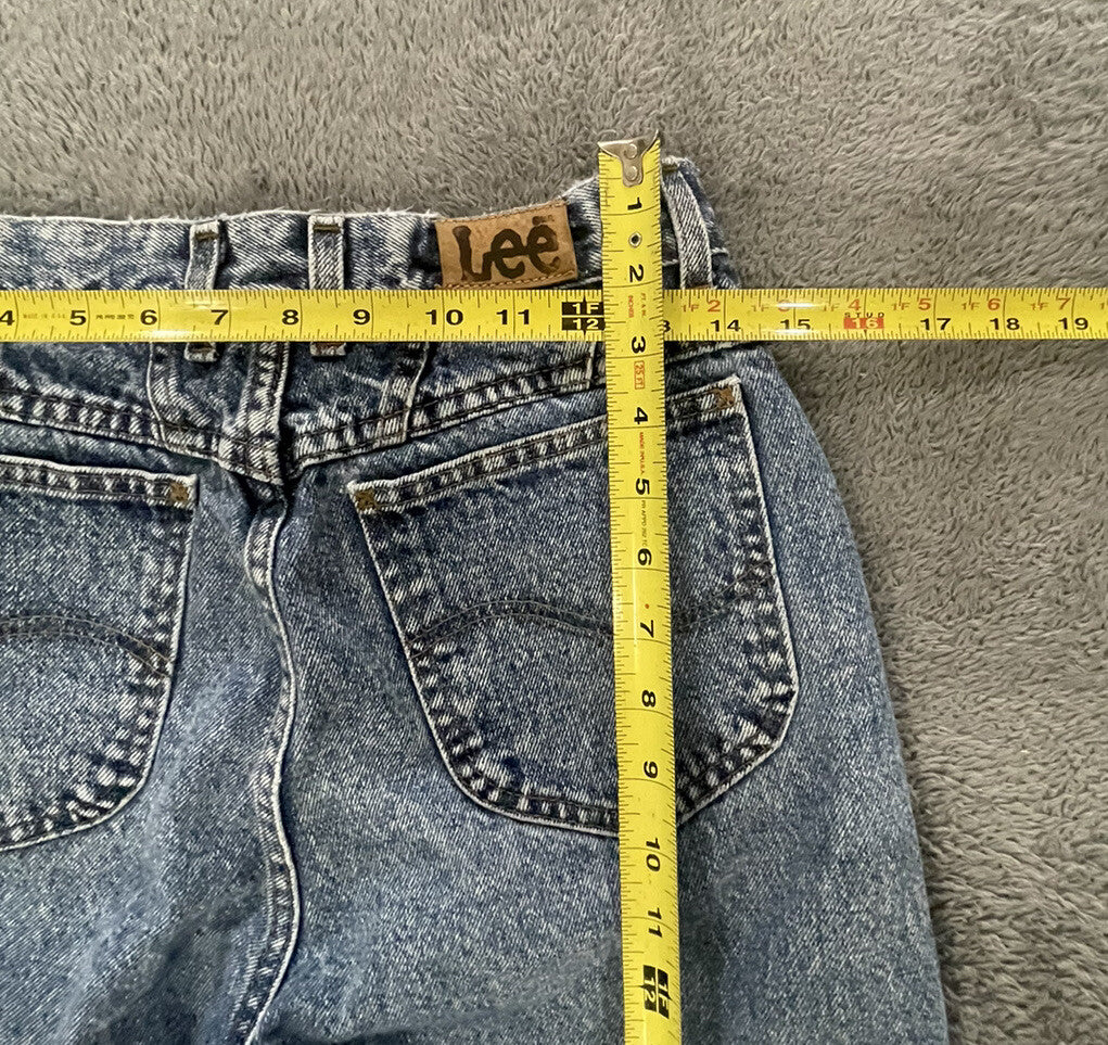 Lee jeans Denim Womens Size 12M Regular Fit Blue Jeans 29-1/2"X30-1/4"