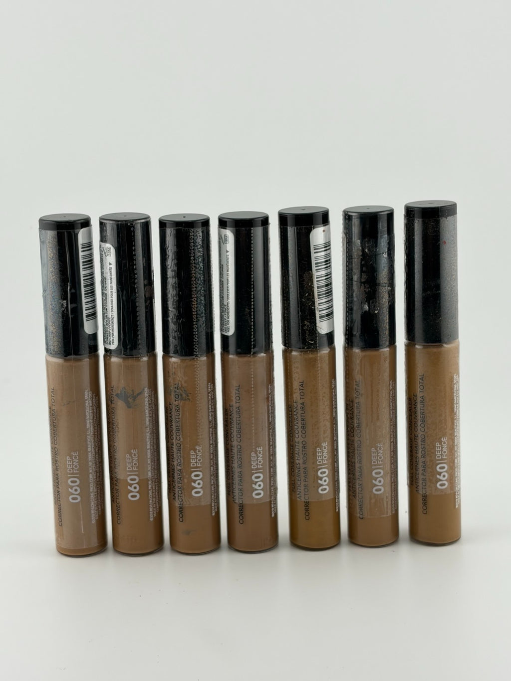 New Revlon ColorStay Full Coverage Concealer Makeup 18M 06 Deep - Set of 7