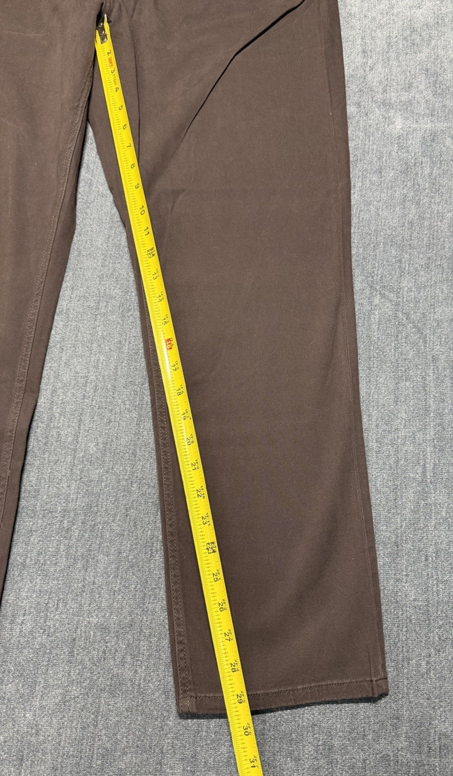 NWT Gap Slim Fit Stretch Twill Pants Men's 40x30 5-Pockets Brown Zip-Fly Classic