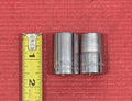 Wright Tools 2 PC 4018 & 4022, 1/2" Drive SAE 6PT Shallow Socket Set Made in USA