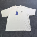 NWT Marcelo Burlon County of Milan Logo T-Shirt Men's Medium White Short Sleeve