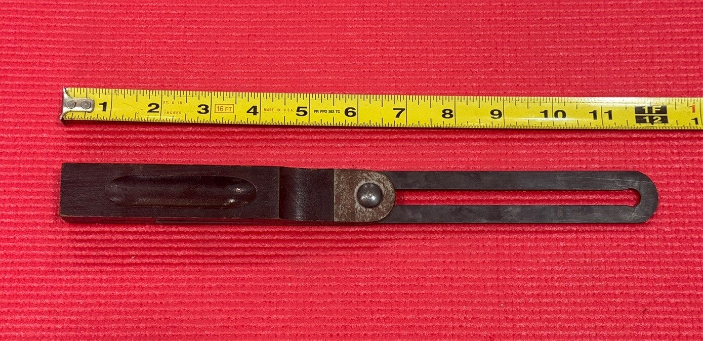 Vintage Stanley No. 25 Sliding 10” T Bevel Square Rosewood & Brass Made in USA