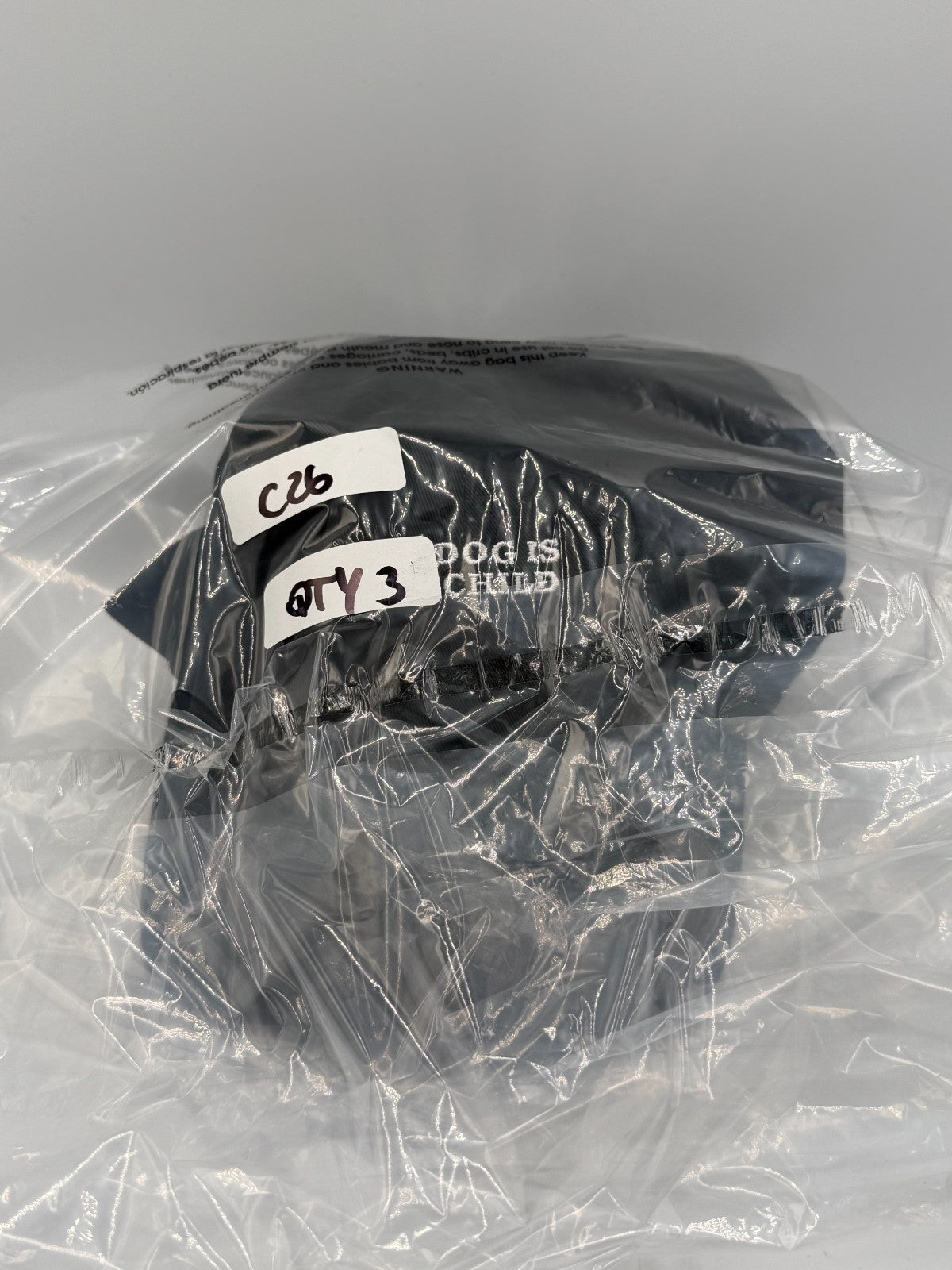 Lifestyle My Dog Is My Child Embroidered Baseball Hat Black Adjustable Strapback