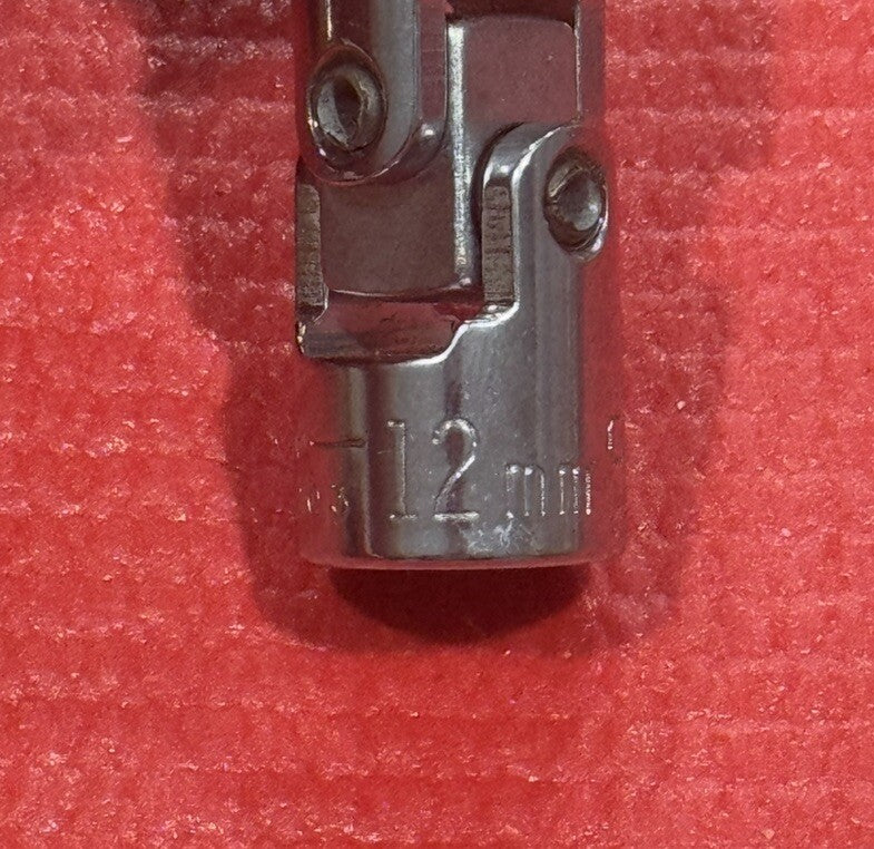 VINTAGE Craftsman NEW V 43203 12mm Universal Swivel Socket 3/8"Drive 6 Point USA