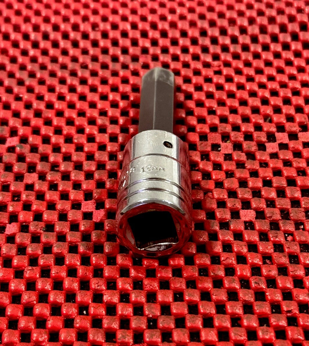 CATERPILLAR Tools 1U8018  1/2” Drive Hex Drive Socket 12mm Made In USA M7