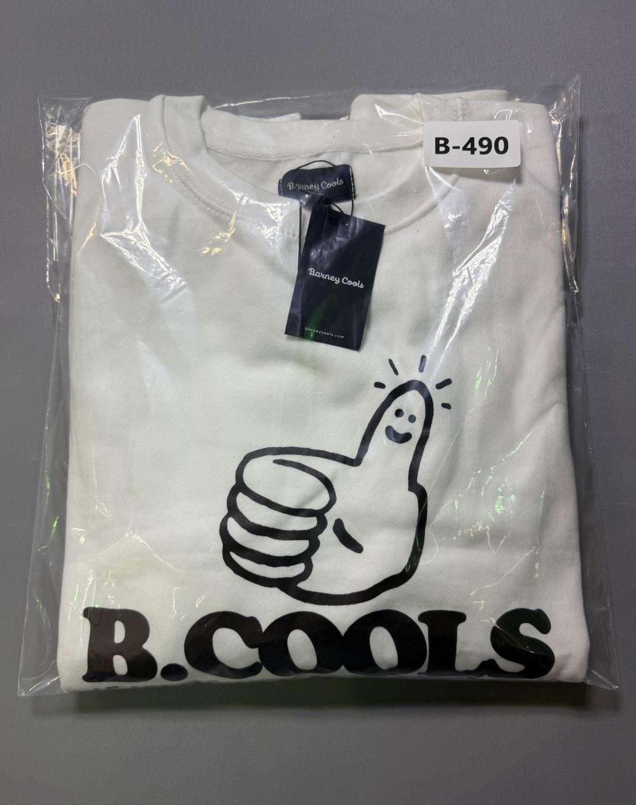 NWT B.Cools Barney If In Doubt Whip It Out Pullover Sweatshirt Men X-Large White