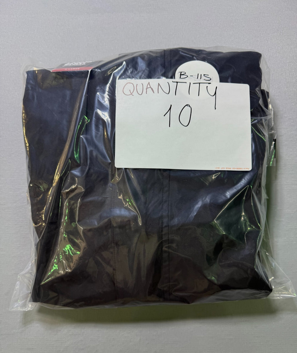 NWT Lands' End Waterproof Hooded Rain Jacket Women XL Black Long Sleeve Full Zip
