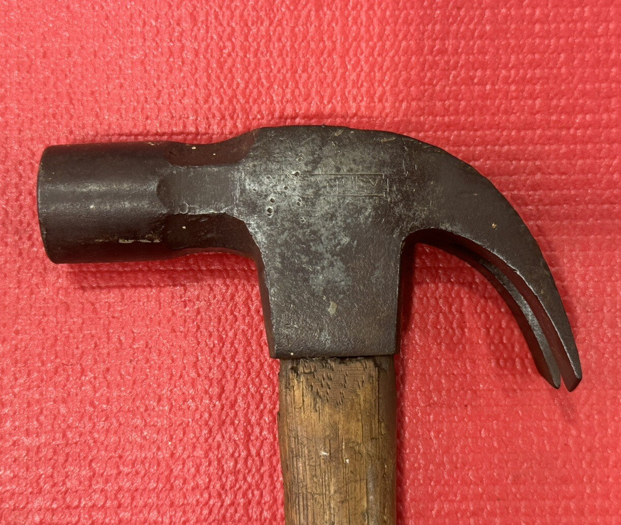 Vintage Stanley Tools Bell System Curved Claw Hammer with Wood handle