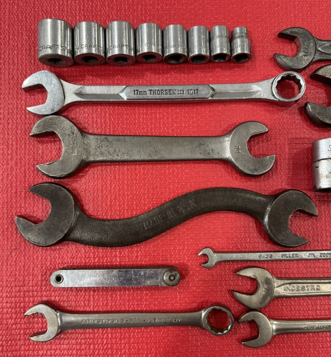 Vintage Lot of 30 USA Tools- Snap-on,Mac,Craftsman,Proto,Armstrong,SK,Giller