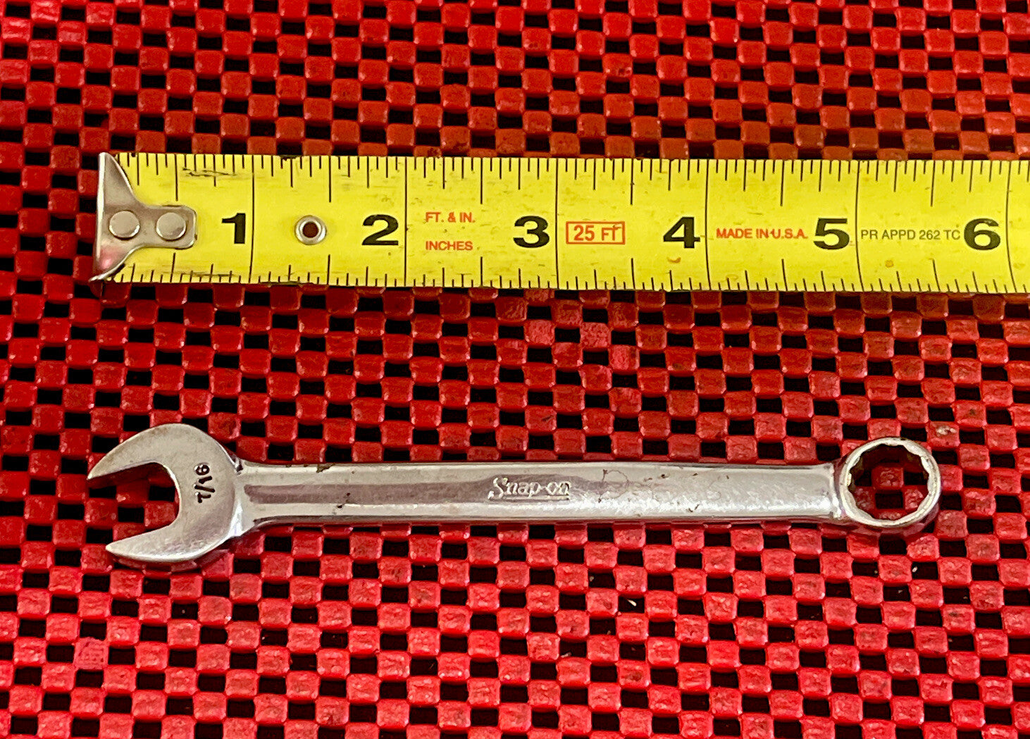 Snap-on Tools OEX-140 7/16"  12-pt Short Combination Wrench Made In USA M3