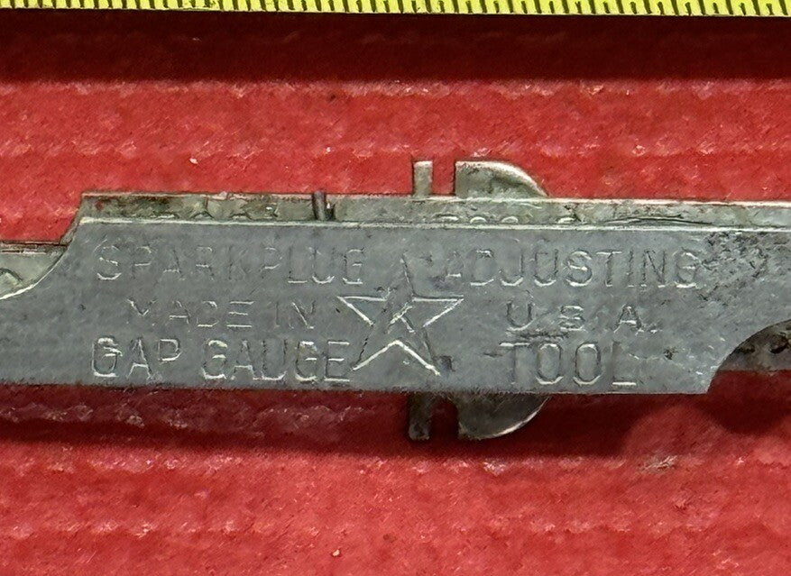 Vintage K Star Spark Plug Adjusting Gap Gauge Tool Made in USA