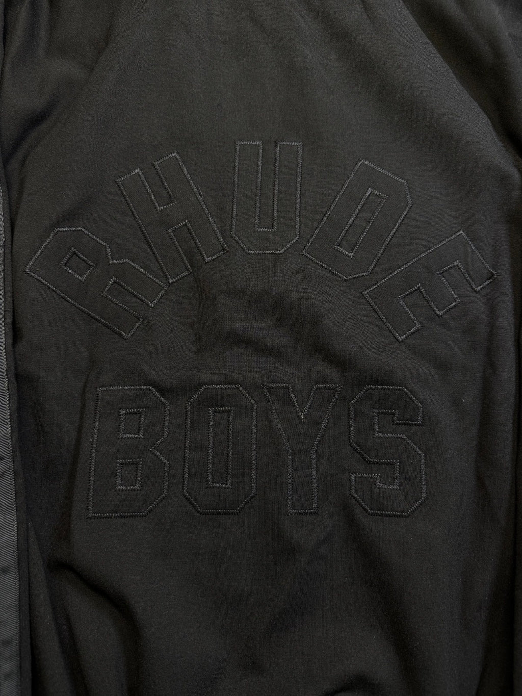 NWT Rhude Traxedo Jacket Men's Large Black Multi Full-Zip Long Sleeve Outdoor