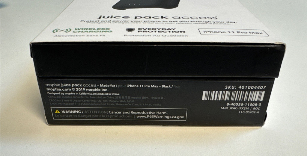 Mophie Juice Pack Access 2,200mAh Battery Case for iPhone 11 Pro Max | Black NEW