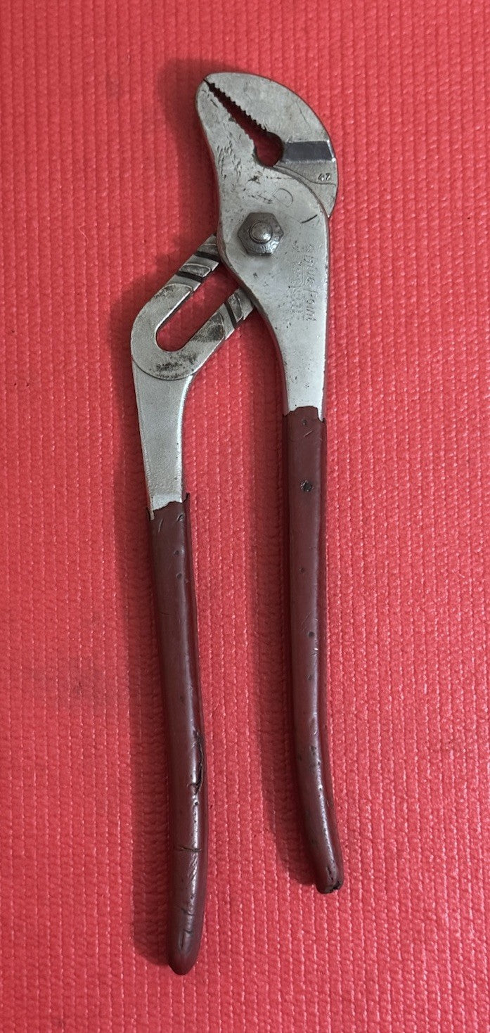Blue Point Tools HL112P 12” Slip Joint Pliers Red Handle USA By Snap on