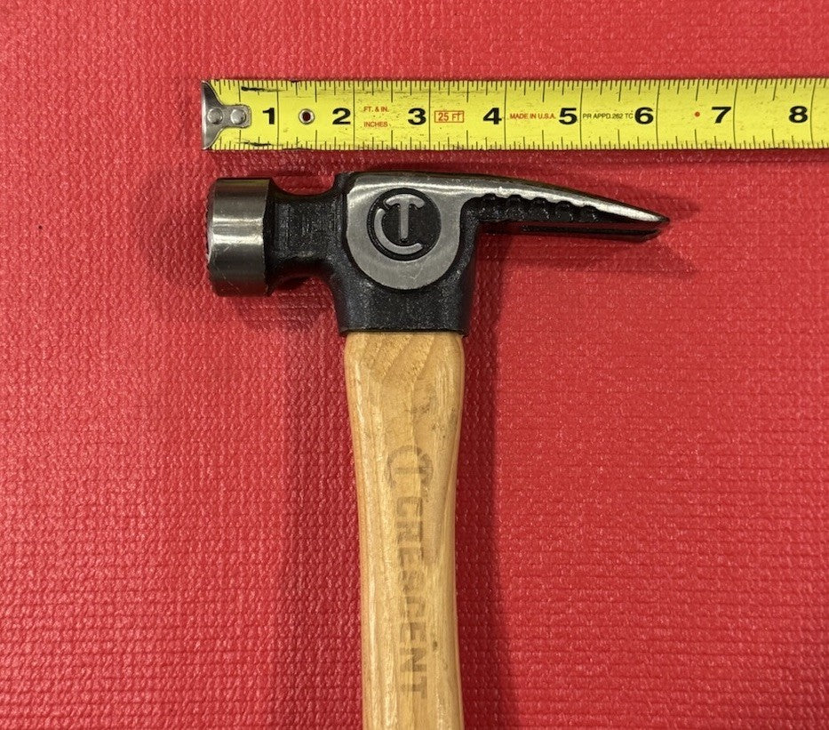 Crescent 22 Oz. Wood Milled-Face Framing Hammer With Magnetic Nail Starter NEW