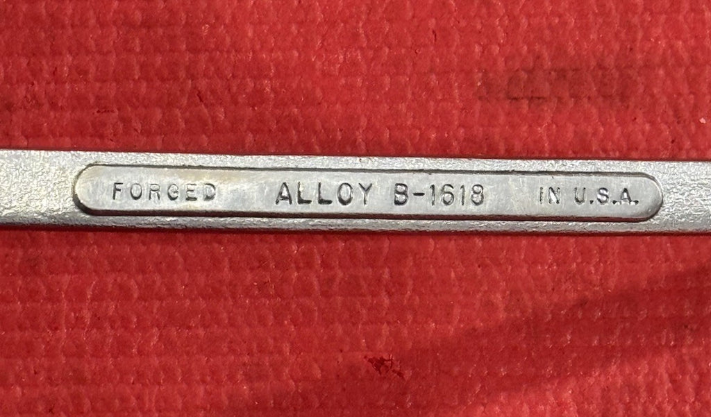 S-K Tools B-1618 1/2" x 9/16" 12 Pt Double Box End Wrench Offset Made In USA Sk