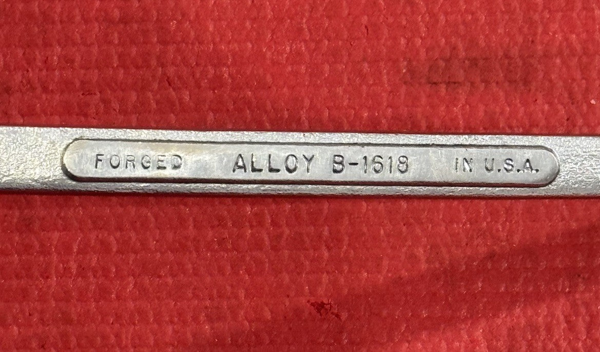 S-K Tools B-1618 1/2" x 9/16" 12 Pt Double Box End Wrench Offset Made In USA Sk