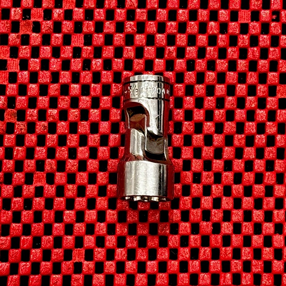 Snap-On Tools FU20A 3/8" Drive 5/8" Chrome 12 Point Swivel Socket Made In USA N6