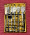 Vintage Sears Craftsman 2092 NEW 6PC Power Wood Boring Bit Set w/ OG Case USA