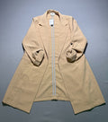 NWT Have Trench Coat Women's Large Beige Oversized Rolled Sleeve Casual Outdoor
