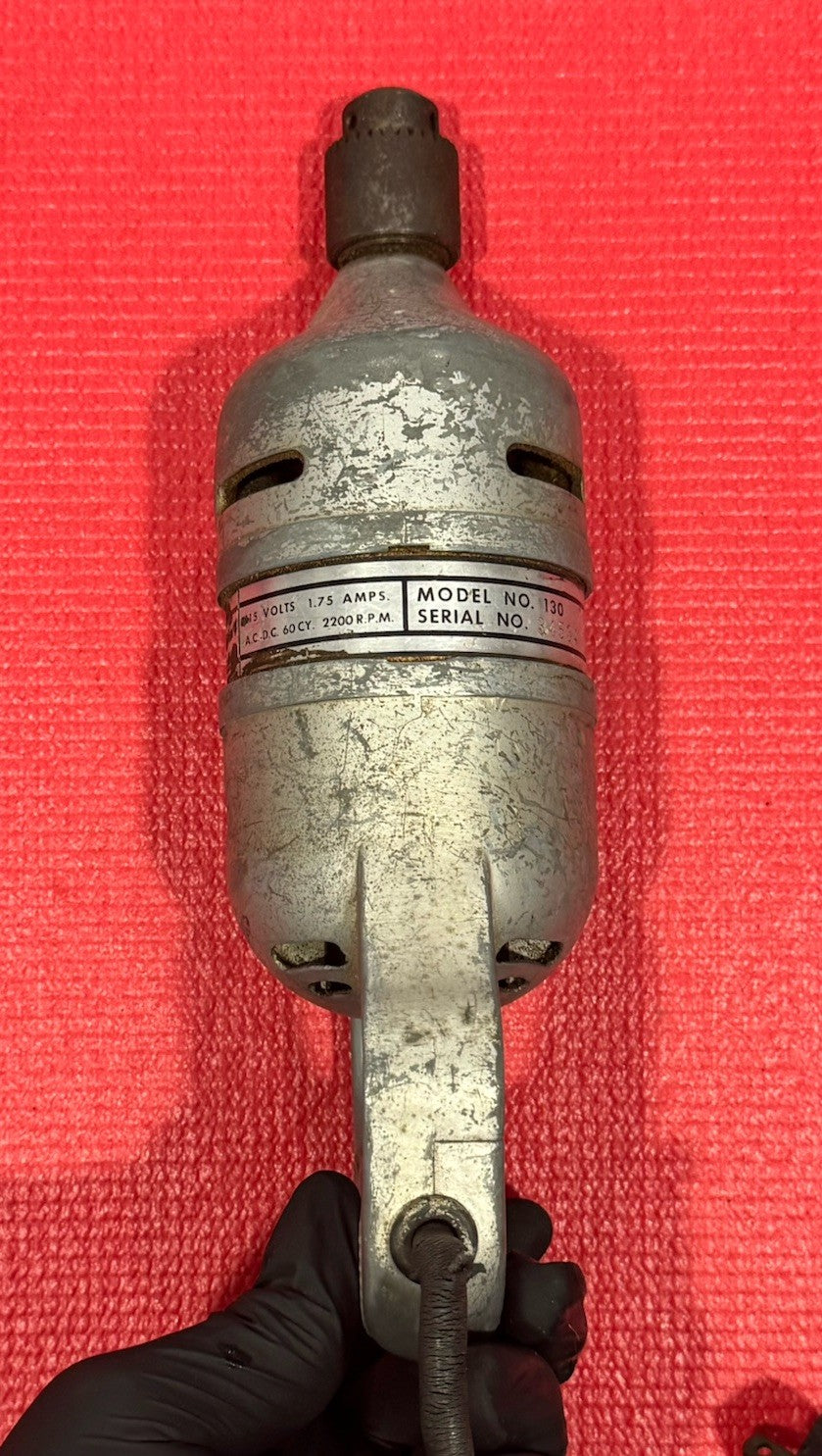 Vintage Cummins Portable Tools 1/4" Drill Model 130 Chicago, IL WORKS GREAT