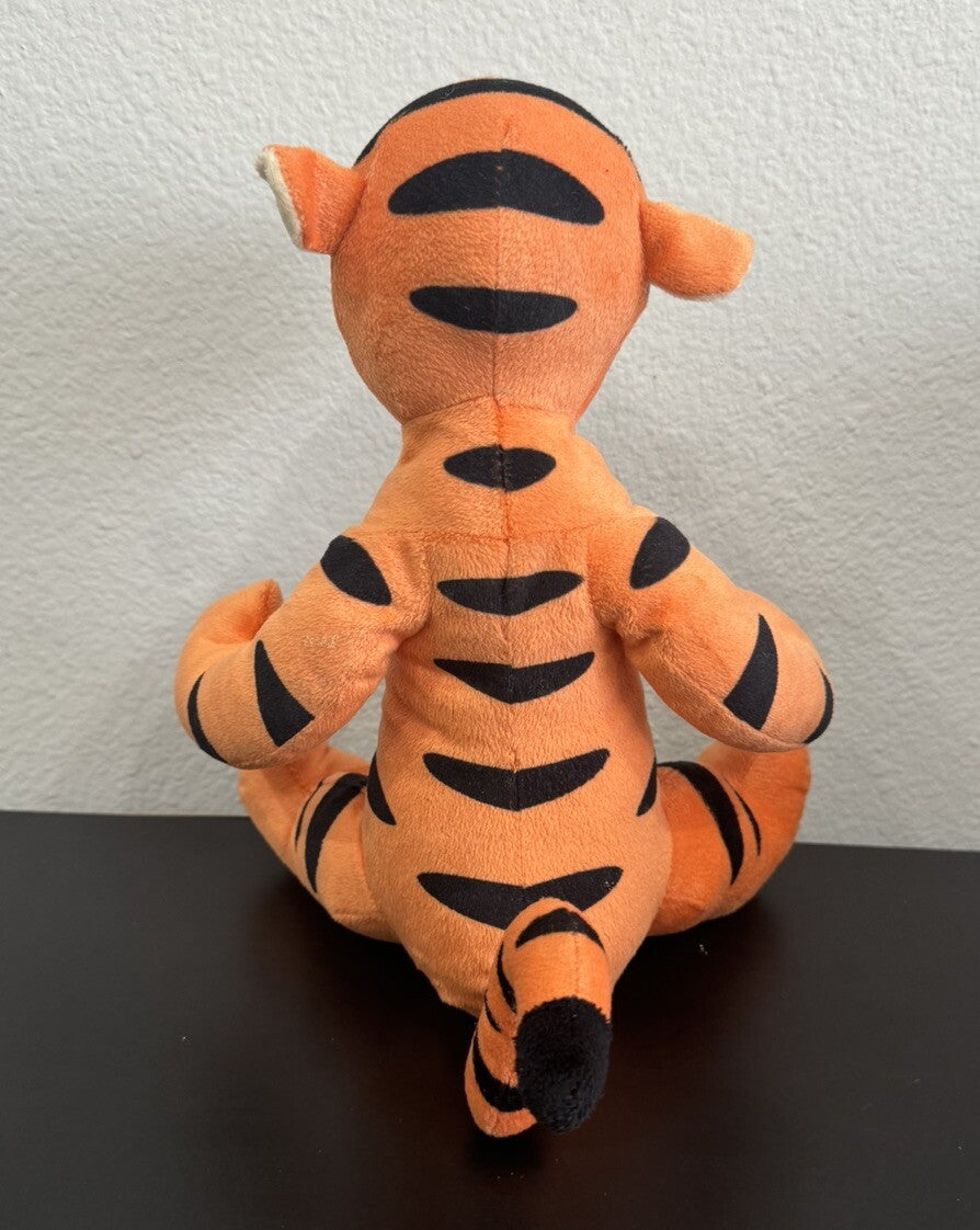Disney Winnie the Pooh Tigger Soft Stuffed Sitting Plush 12" Toy Authentic