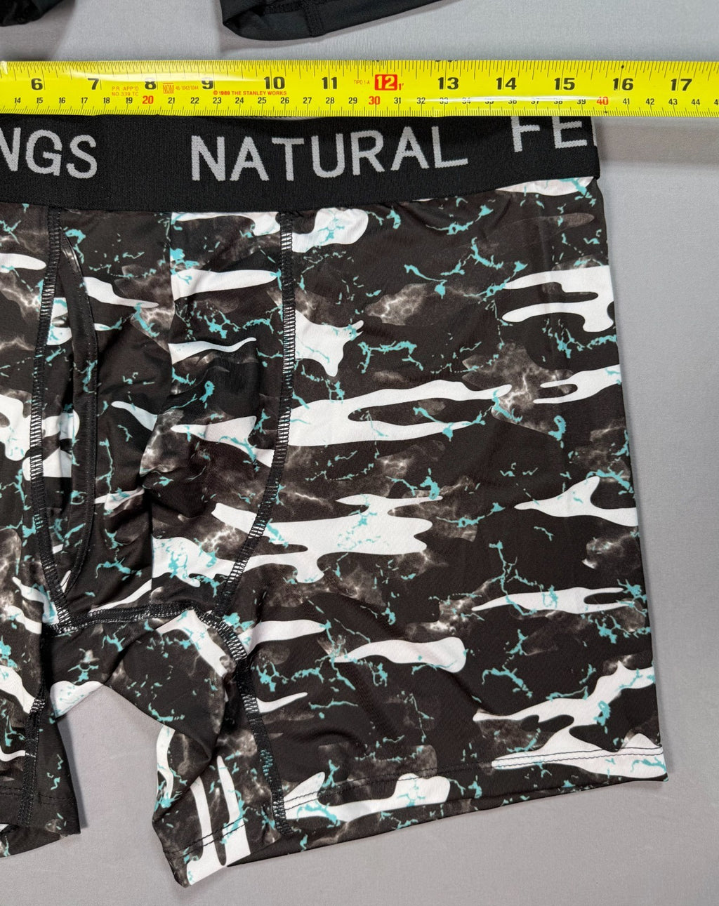 Pack of 5 Natural Feelings  Elastic Waistband Boxer Briefs Men's XL Multicolor