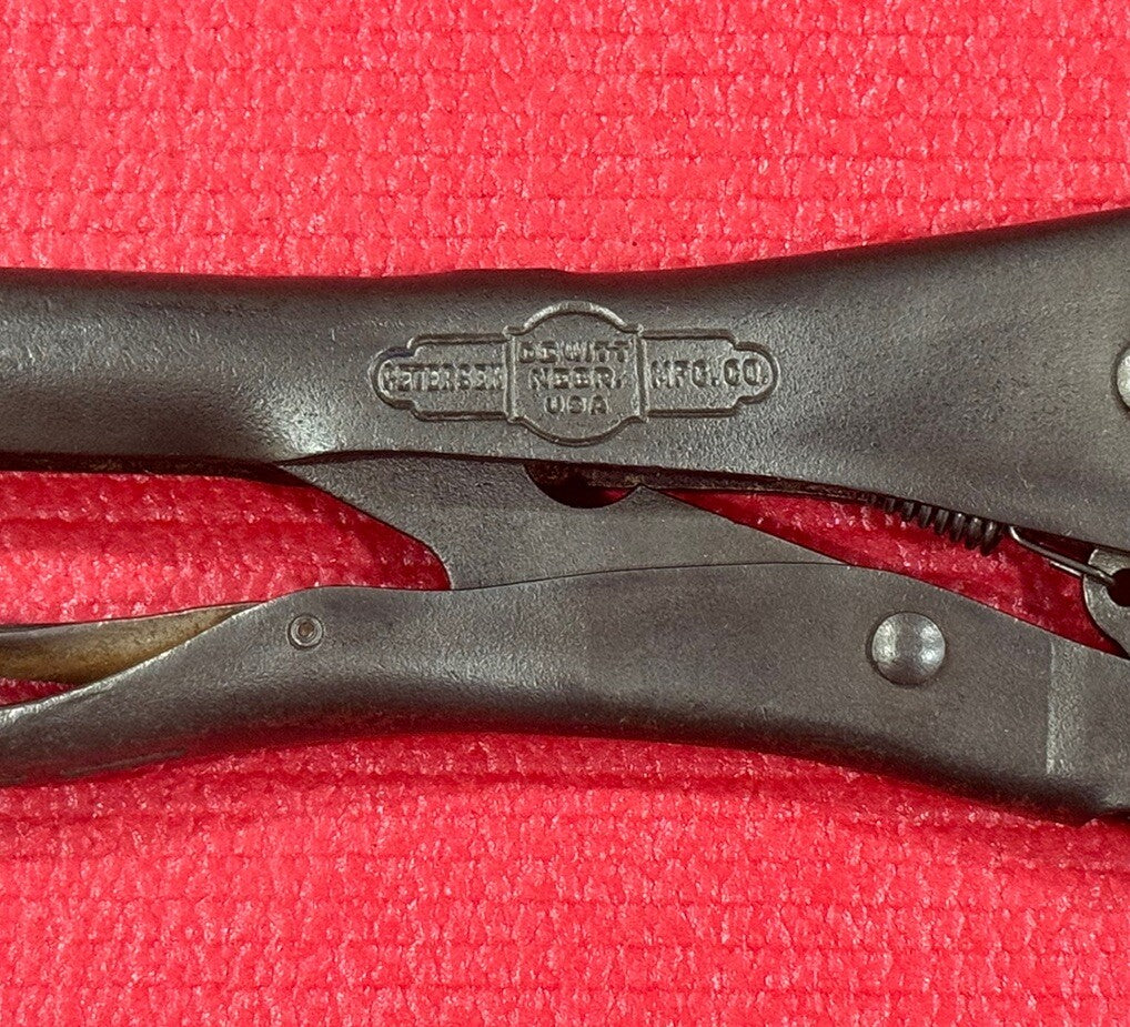 Vintage ViseGrip 10WR Petersen Dewitt 9" Locking Pliers Made in USA