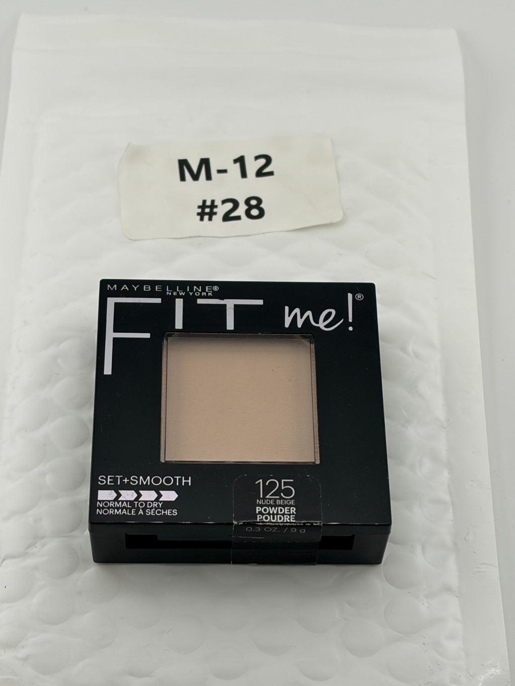 Maybelline New York Fit Me Set + Smooth Nude Beige 125 Pressed Powder - 0.3 Oz