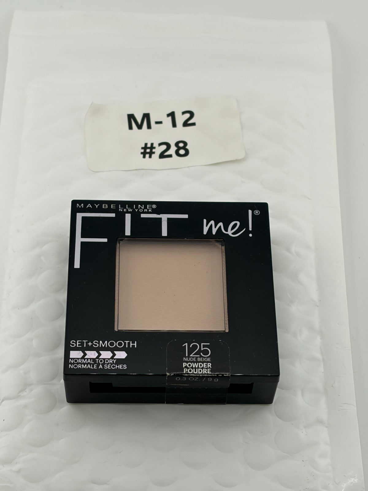 Maybelline New York Fit Me Set + Smooth Nude Beige 125 Pressed Powder - 0.3 Oz