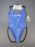 NWT Billabong Beach Babe One-Piece Swimsuit Womens Medium Blue Adjustable Straps