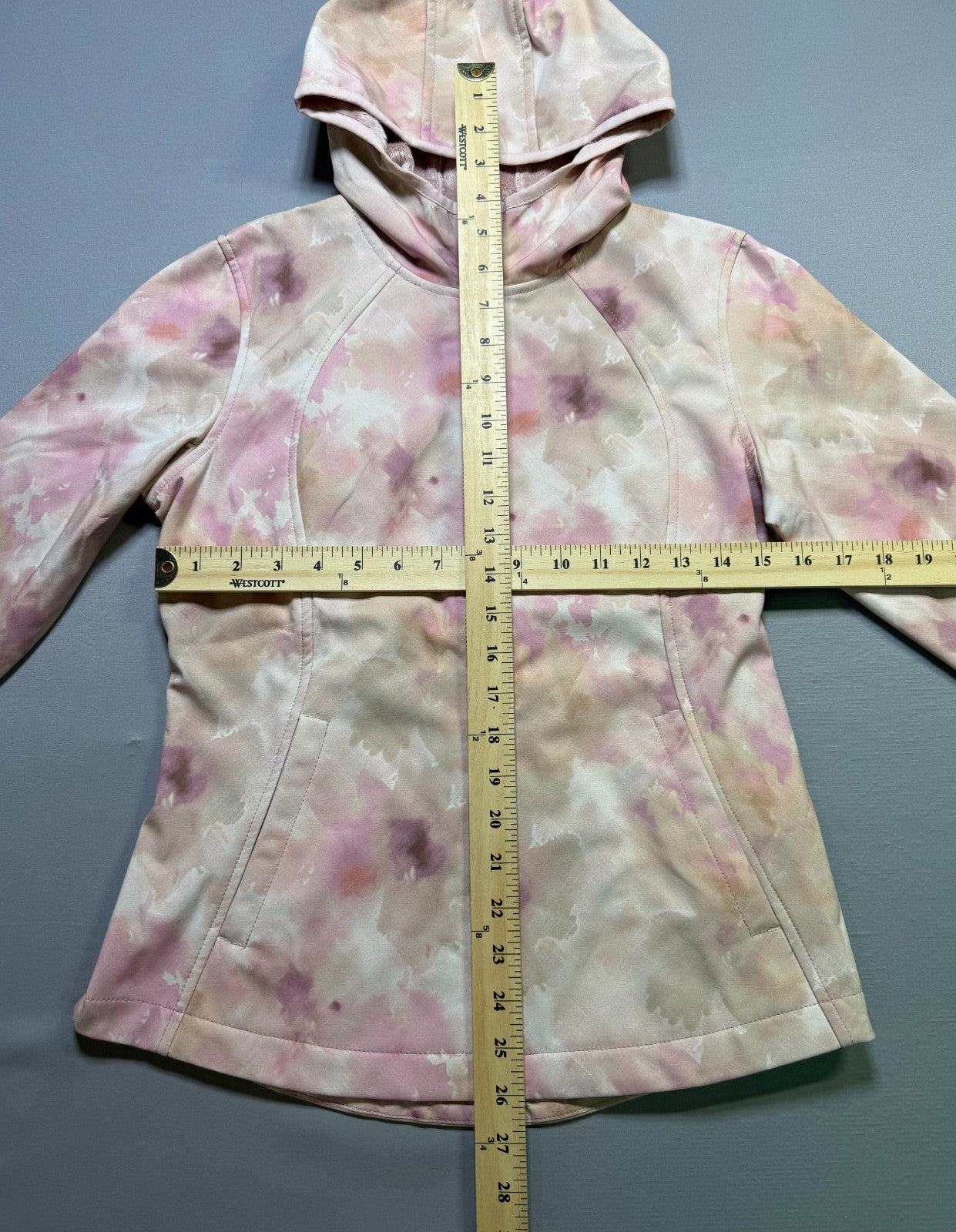 NWT Free Country Softshell Jacket Girls Large Pink 4-Way Stretch Water Resistant
