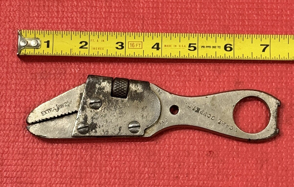 ELGIN RARE ADJUSTABLE ALLIGATOR WRENCH CARL GOPPETT PAT JUNE 1897 VERY RARE