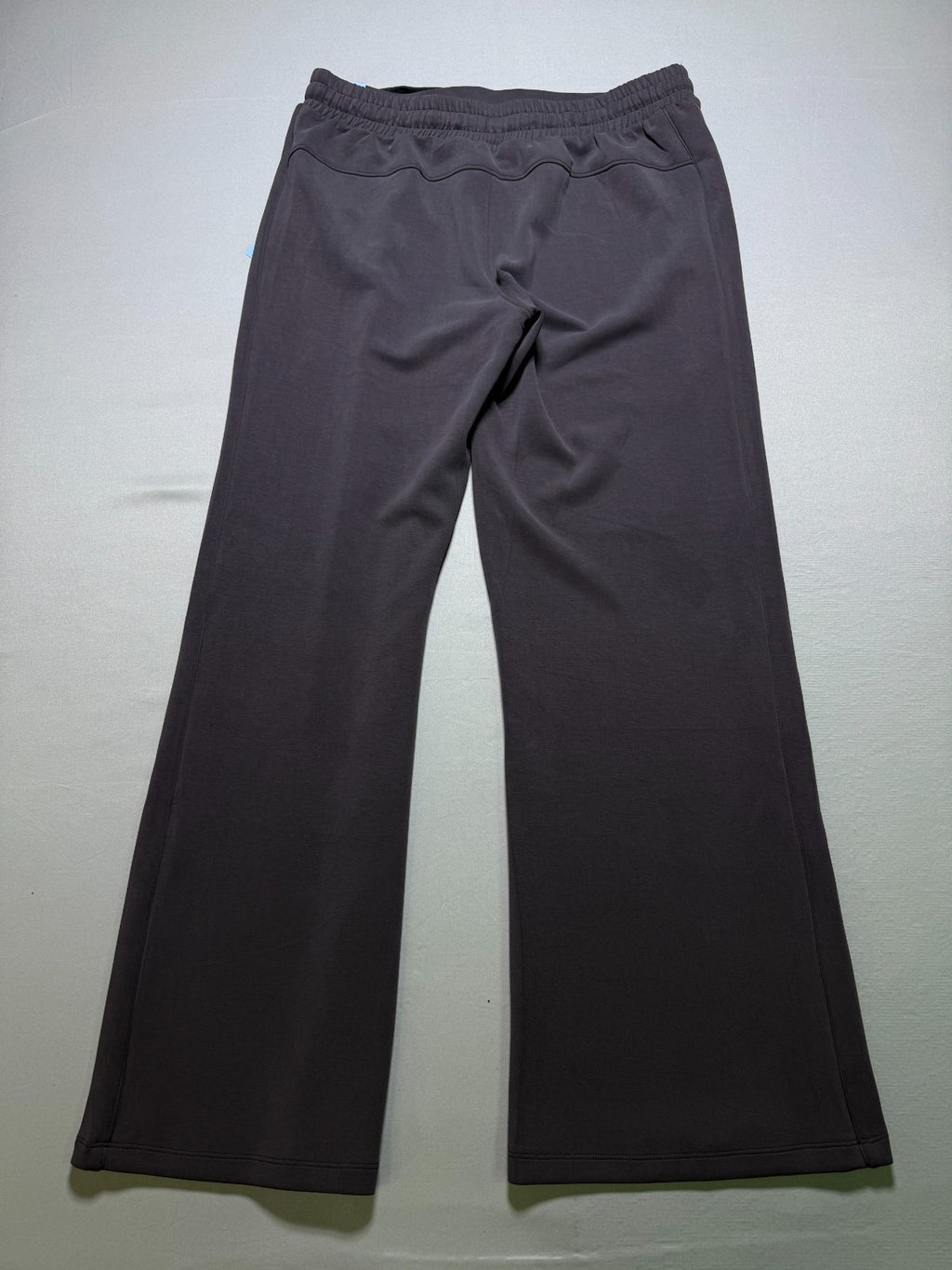 Member's Mark Soft Sand-Wash Wide Leg Pant Women's Large Gray Drawstring Casual