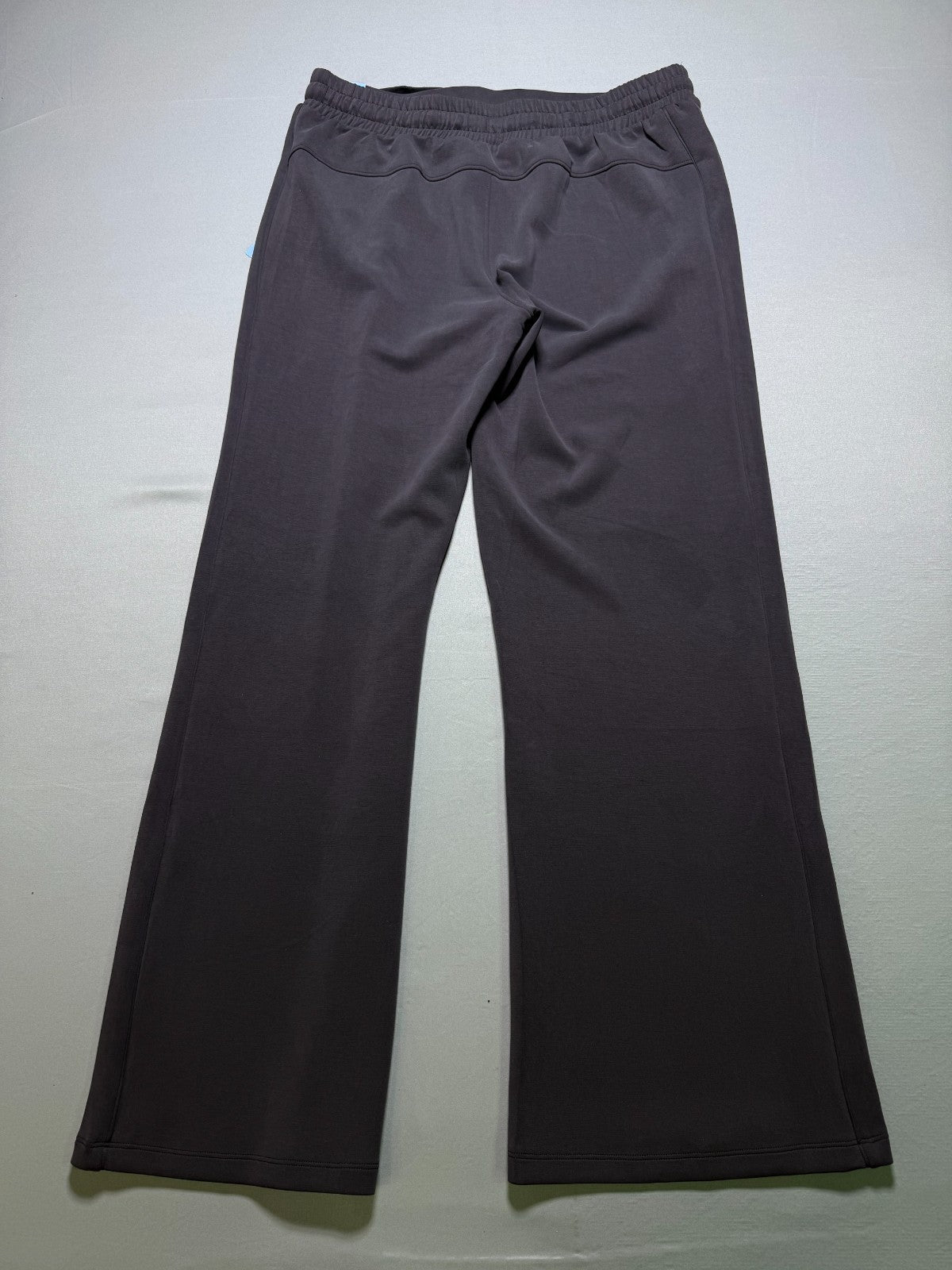 Member's Mark Soft Sand-Wash Wide Leg Pant Women's Large Gray Drawstring Casual