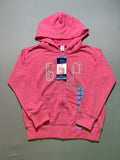 Gap Friendship Bracelet Design Full Zip Hoodie Girls Small (6/6X) Pink Preppy