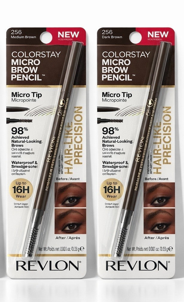 Lot of 2 Revlon Colorstay Micro Brow Pencil Waterproof 16 HR | CHOOSE YOUR COLOR