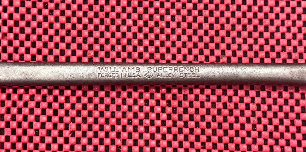 WILLIAMS SUPERRENCH 7731B VTG Box End Wrench 13/16"x 7/8", 12 PT Made In USA N8