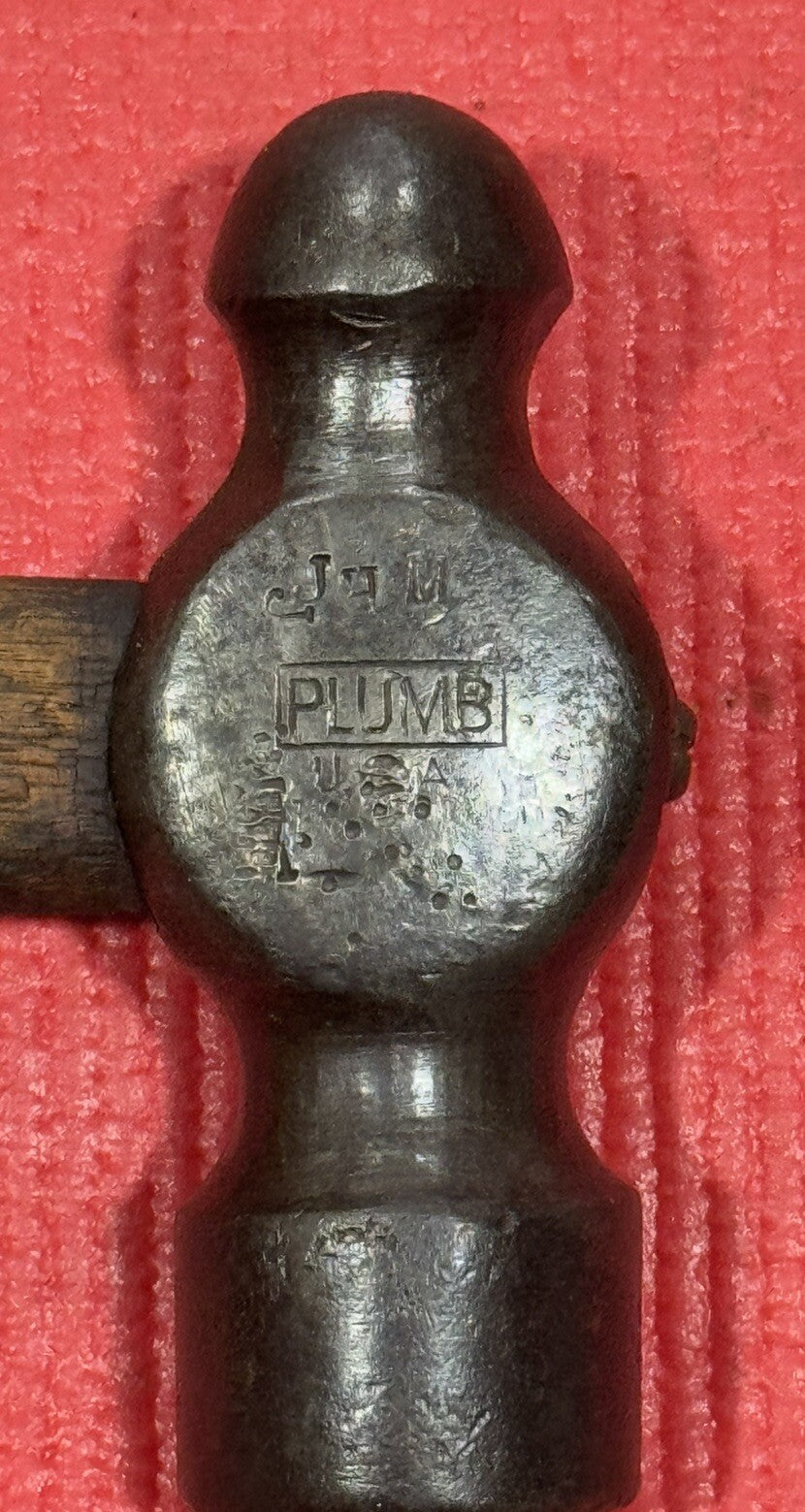 VINTAGE PLUMB Tools 28 OZ. BALL PEEN HAMMER Made In USA