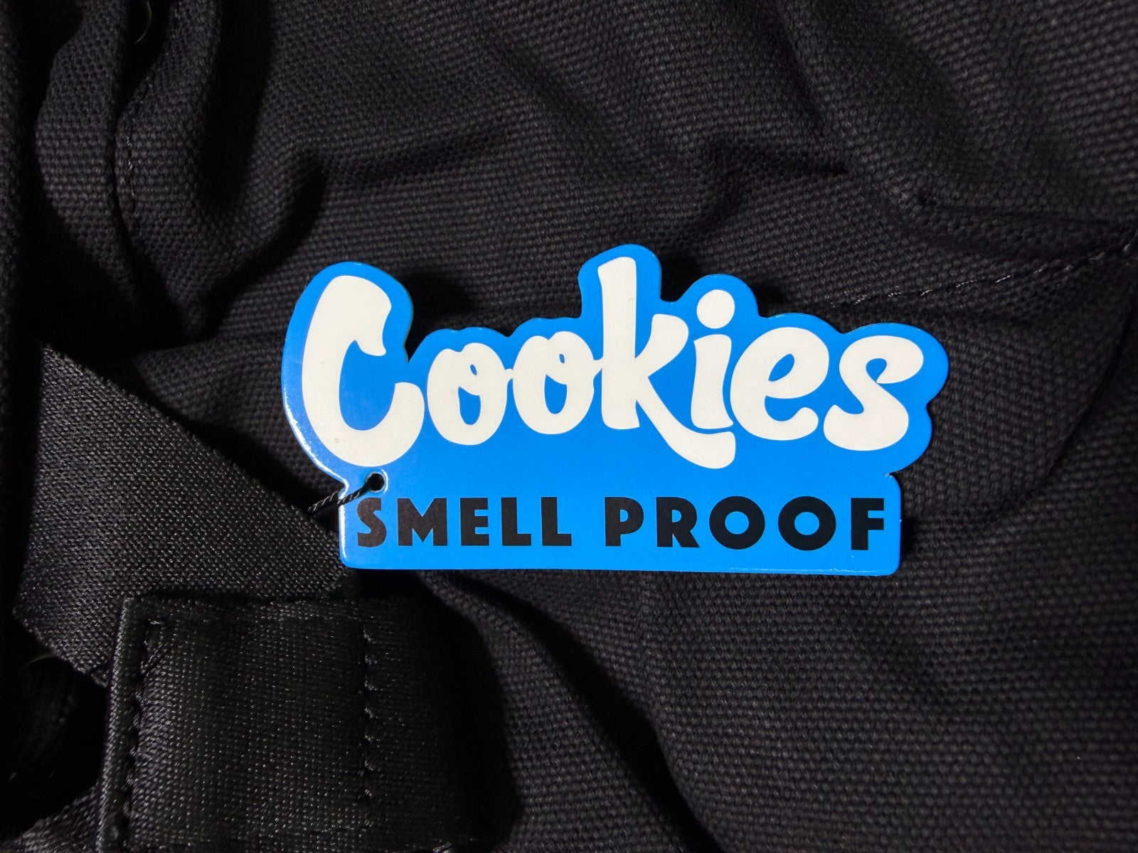Cookies Utility Backpack Smell Proof Rucksack Black Travel Stash Bag Streetwear