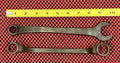 Vintage FORD 1940s 2 Pc SET Wrench 01A-17017B & T-5893 Specialty Tool OEM USA N9