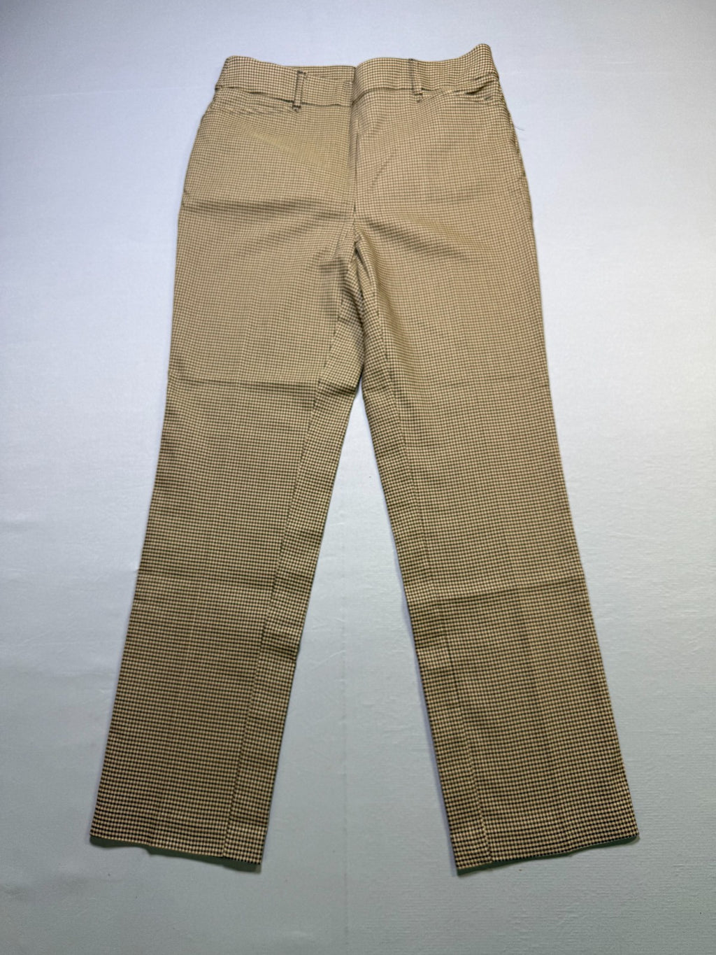 Rafaella Pull-on Pockets Slim Straight Leg Stretch Pants Women's 10 Khaki