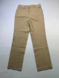 Rafaella Pull-on Pockets Slim Straight Leg Stretch Pants Women's 10 Khaki